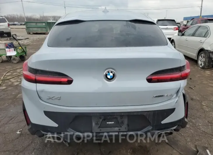 BMW X4 XDRIVE3 2022 vin 5UX33DT06N9L32341 from auto auction Copart