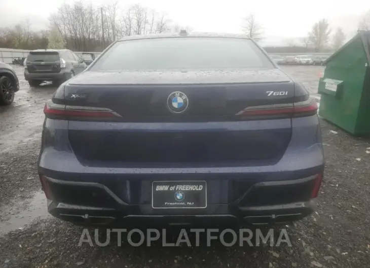 BMW 760 XI 2023 vin WBA33EJ05PCM44349 from auto auction Copart