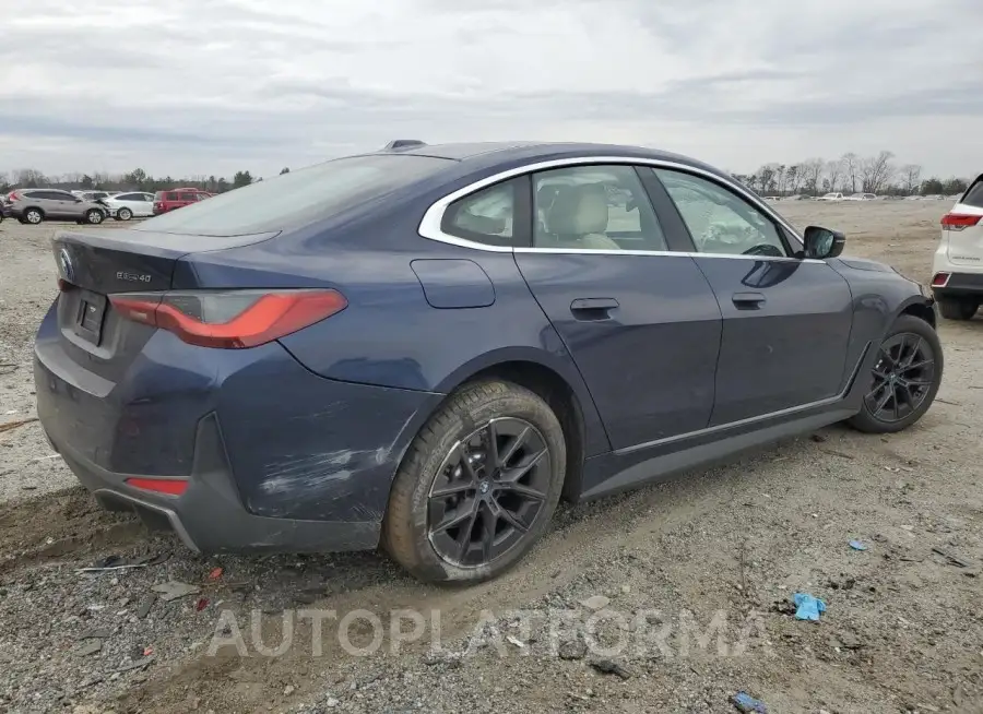 BMW I4 EDRIVE4 2022 vin WBY73AW0XNFM41611 from auto auction Copart