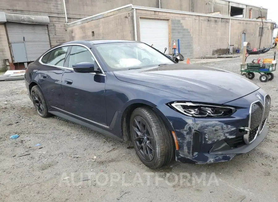 BMW I4 EDRIVE4 2022 vin WBY73AW0XNFM41611 from auto auction Copart