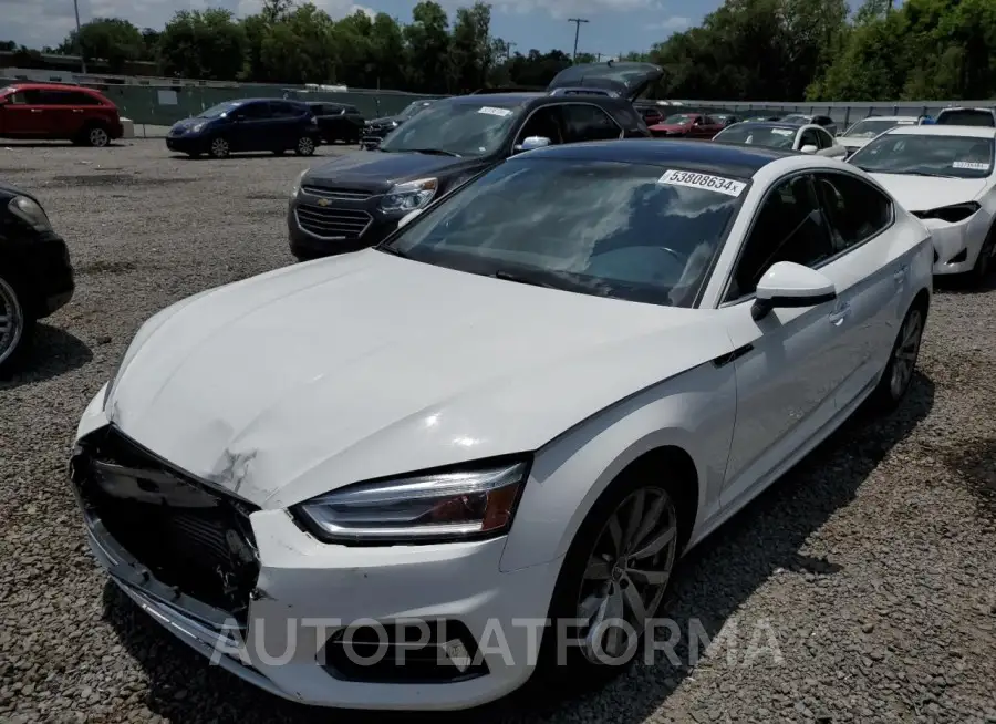 AUDI A5 PREMIUM 2018 vin WAUANCF50JA103275 from auto auction Copart