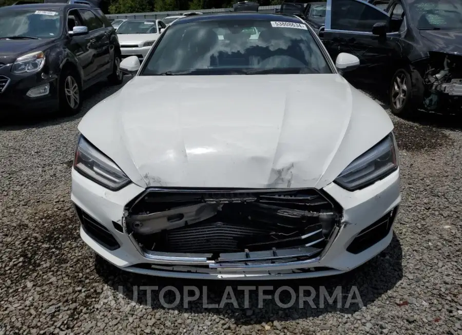 AUDI A5 PREMIUM 2018 vin WAUANCF50JA103275 from auto auction Copart