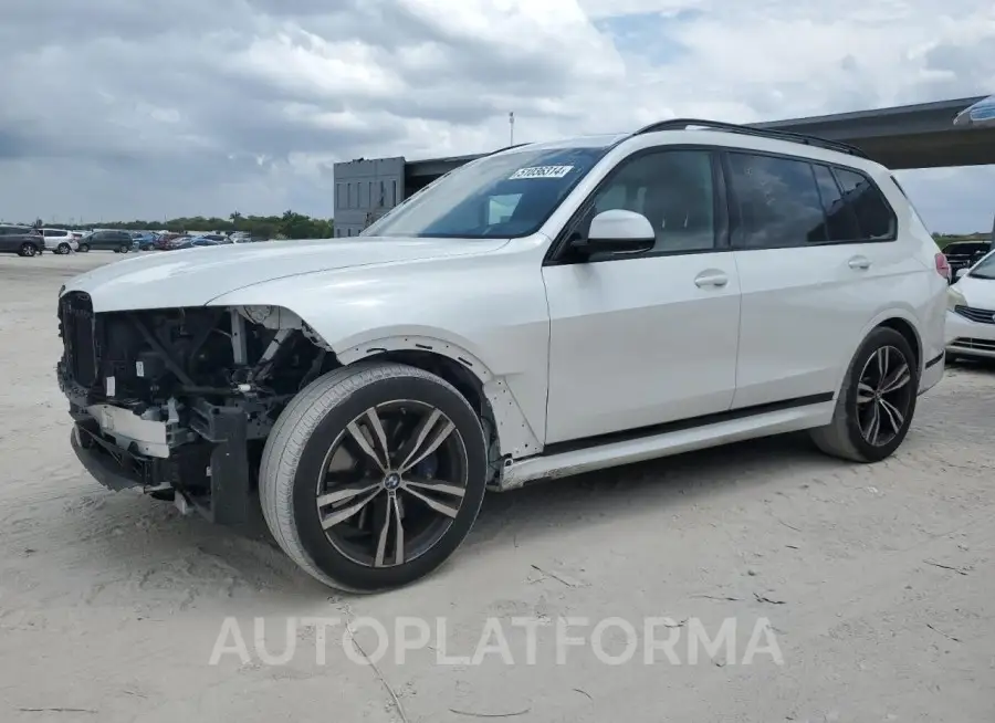 BMW X7 M50I 2022 vin 5UXCX6C07N9J12934 from auto auction Copart