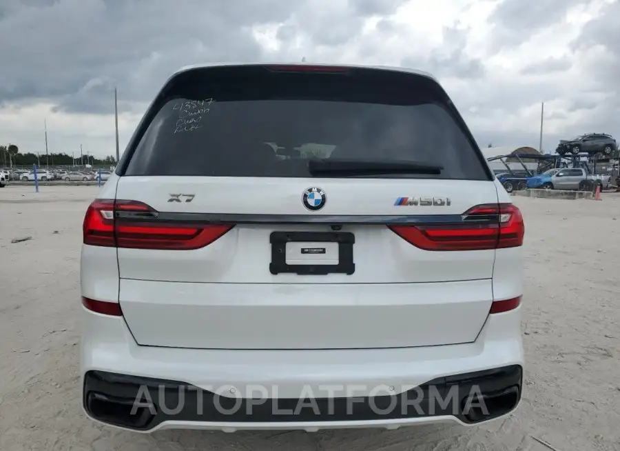 BMW X7 M50I 2022 vin 5UXCX6C07N9J12934 from auto auction Copart