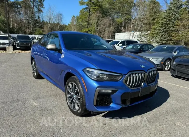 BMW X6 M50I 2020 vin 5UXCY8C01L9B19757 from auto auction Copart