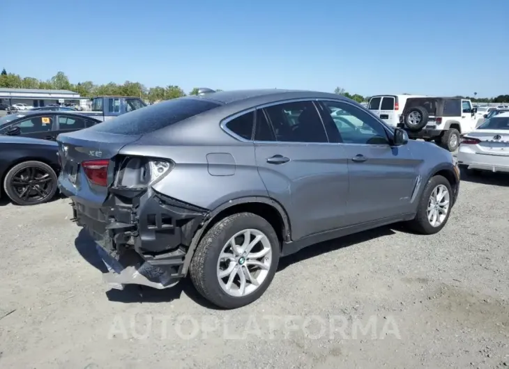 BMW X6 XDRIVE3 2016 vin 5UXKU2C54G0N80037 from auto auction Copart