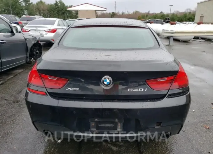 BMW 640 XI GRA 2015 vin WBA6B8C52FD453156 from auto auction Copart