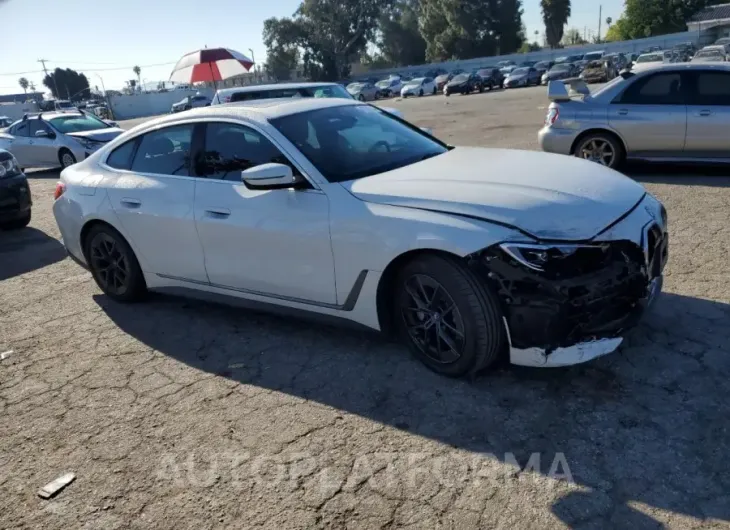 BMW I4 EDRIVE3 2023 vin WBY43AW04PFP69807 from auto auction Copart