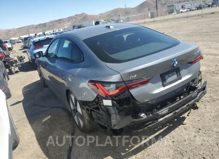 BMW I4 EDRIVE3 2023 vin WBY43AW00PFP80951 from auto auction Copart