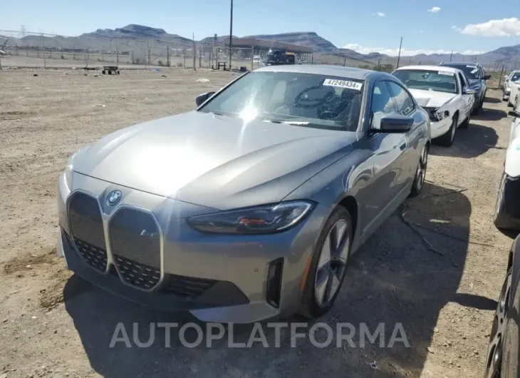 BMW I4 EDRIVE3 2023 vin WBY43AW00PFP80951 from auto auction Copart