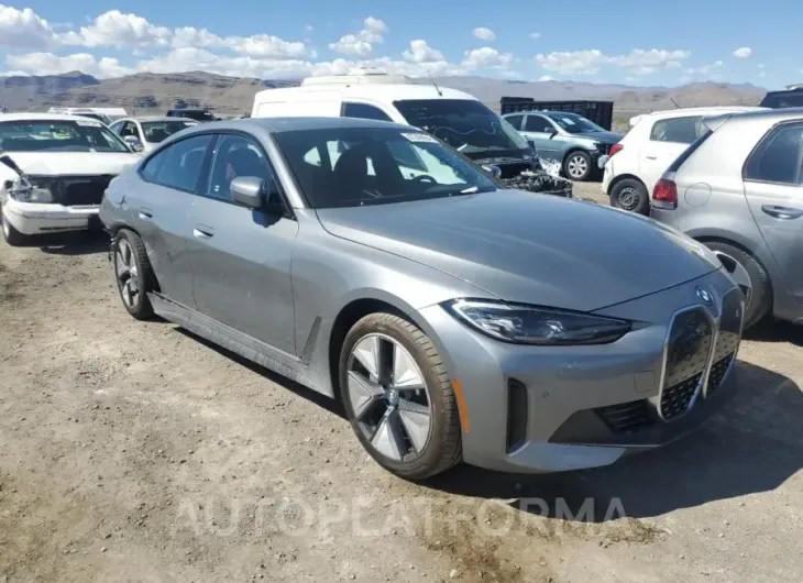 BMW I4 EDRIVE3 2023 vin WBY43AW00PFP80951 from auto auction Copart