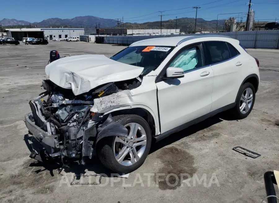 MERCEDES-BENZ GLA 250 2017 vin WDCTG4EB3HJ344271 from auto auction Copart