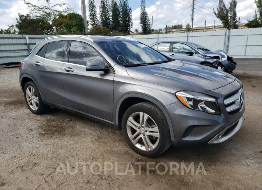 MERCEDES-BENZ GLA 250 2016 vin WDCTG4EB6GJ215391 from auto auction Copart