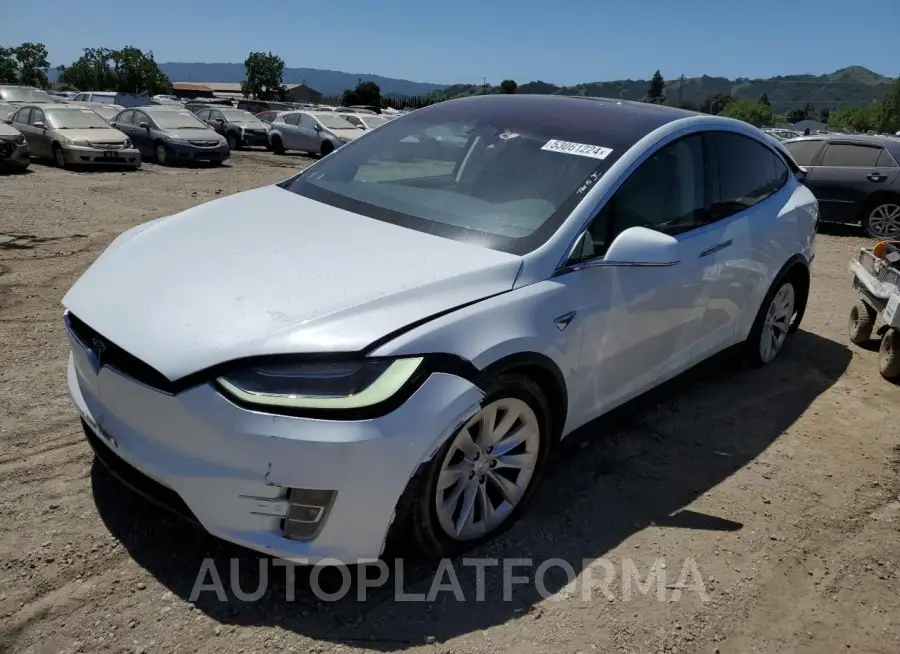 TESLA MODEL X 2018 vin 5YJXCDE27JF115611 from auto auction Copart