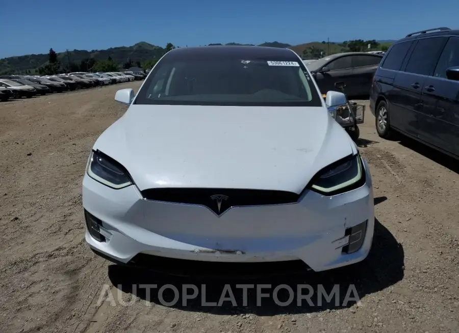 TESLA MODEL X 2018 vin 5YJXCDE27JF115611 from auto auction Copart