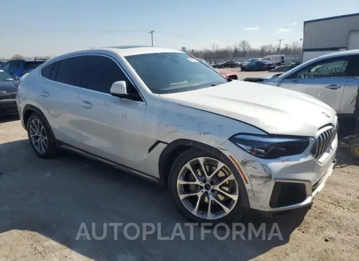 BMW X6 XDRIVE4 2022 vin 5UXCY6C01N9J42749 from auto auction Copart