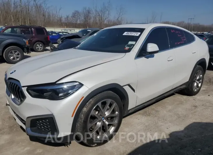 BMW X6 XDRIVE4 2022 vin 5UXCY6C01N9J42749 from auto auction Copart