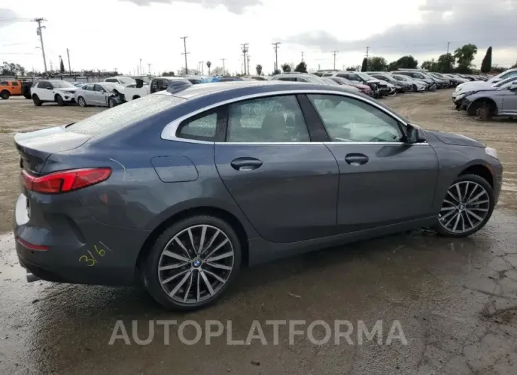 BMW 228I 2021 vin WBA53AK08M7J53431 from auto auction Copart