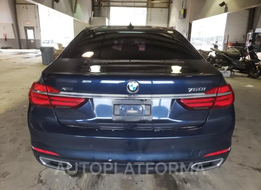 BMW 750 XI 2016 vin WBA7F2C57GG417274 from auto auction Copart