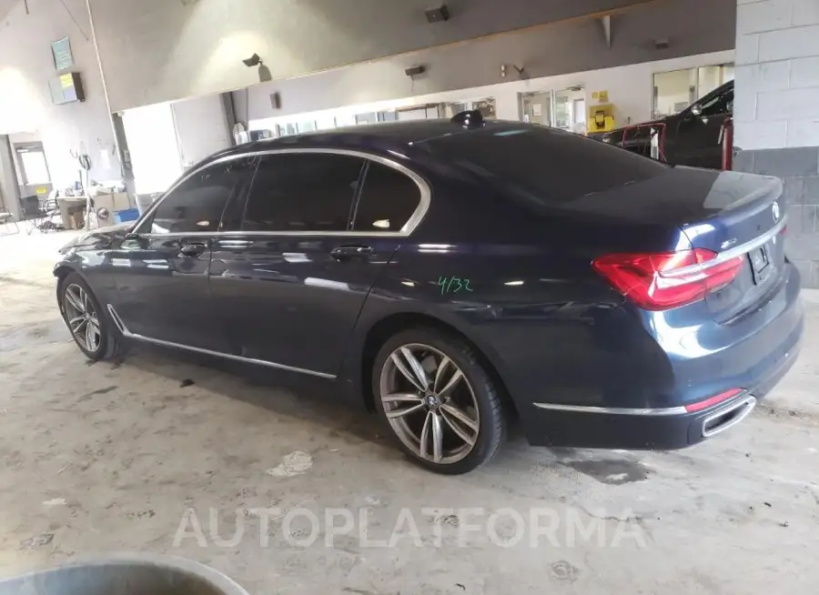 BMW 750 XI 2016 vin WBA7F2C57GG417274 from auto auction Copart