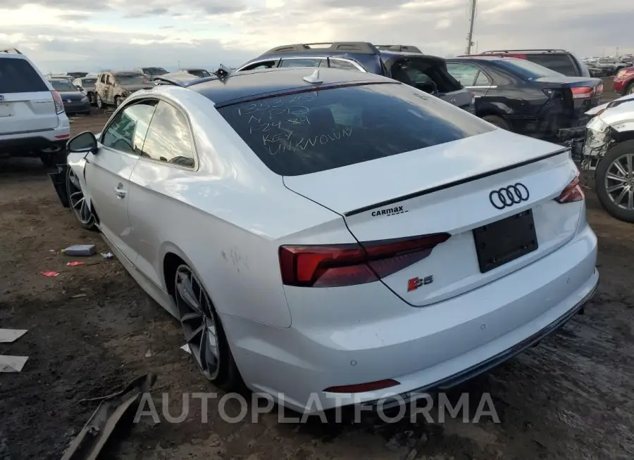 AUDI S5 PRESTIG 2018 vin WAUR4AF58JA044695 from auto auction Copart