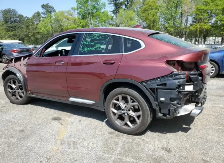 BMW X4 XDRIVE3 2022 vin 5UX33DT05N9L57585 from auto auction Copart