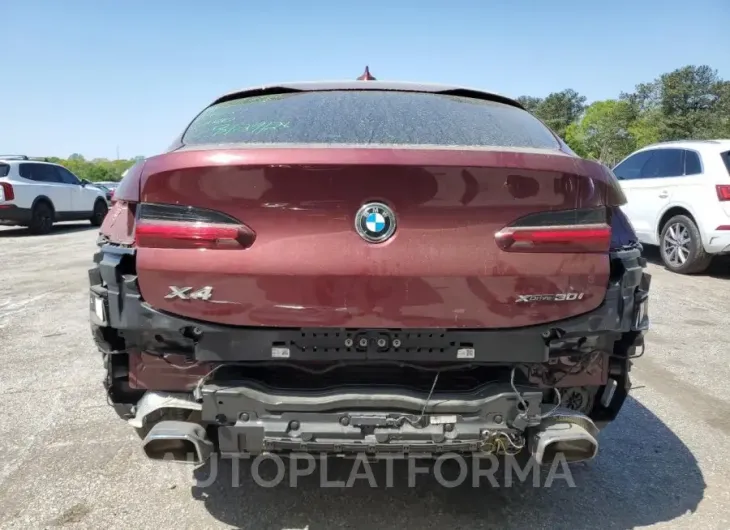 BMW X4 XDRIVE3 2022 vin 5UX33DT05N9L57585 from auto auction Copart