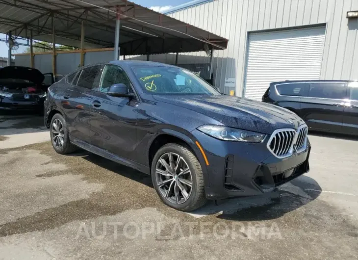 BMW X6 XDRIVE4 2024 vin 5UX33EX00R9V07477 from auto auction Copart