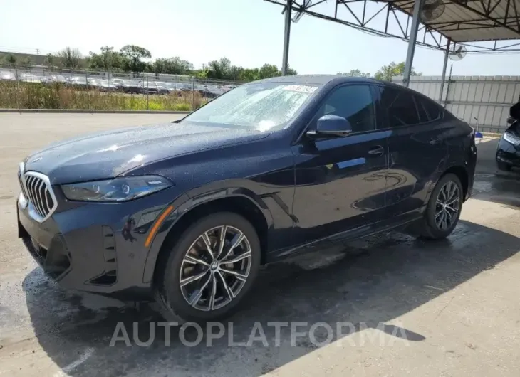 BMW X6 XDRIVE4 2024 vin 5UX33EX00R9V07477 from auto auction Copart