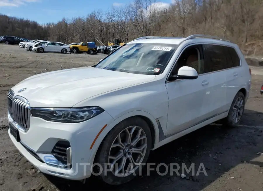 BMW X7 XDRIVE4 2022 vin 5UXCW2C05N9J27654 from auto auction Copart