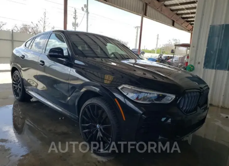 BMW X6 M50I 2022 vin 5UXCY8C04N9J22619 from auto auction Copart