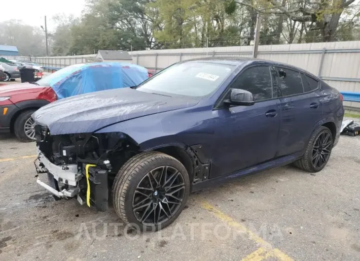 BMW X6 M 2020 vin 5YMCY0C04L9D67155 from auto auction Copart