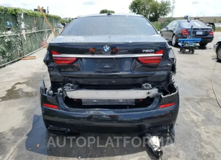 BMW 750 I 2016 vin WBA7F0C58GGL99730 from auto auction Copart