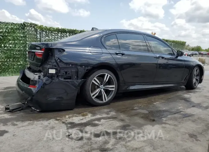 BMW 750 I 2016 vin WBA7F0C58GGL99730 from auto auction Copart