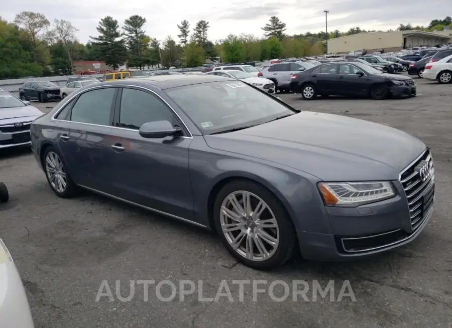 AUDI A8 L QUATT 2015 vin WAU32AFD1FN018264 from auto auction Copart