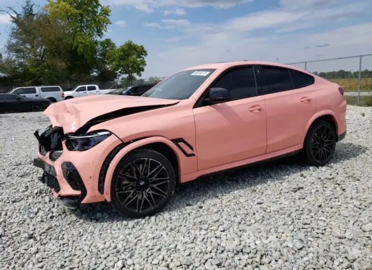 BMW X6 M 2020 vin 5YMCY0C01L9B05691 from auto auction Copart