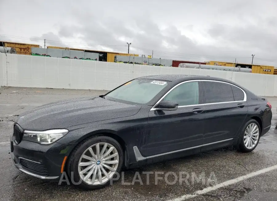 BMW 740 I 2019 vin WBA7E2C59KB216484 from auto auction Copart