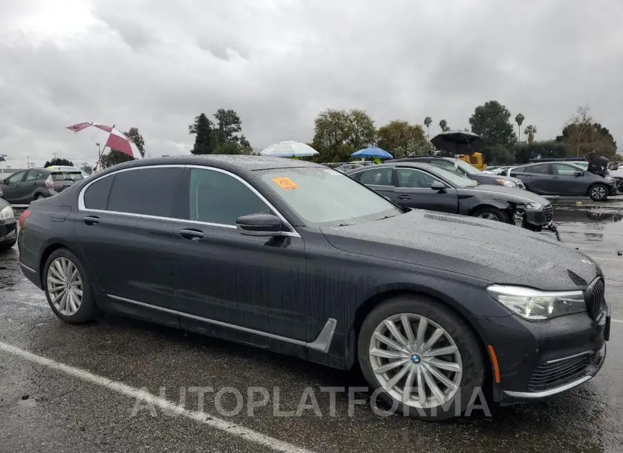 BMW 740 I 2019 vin WBA7E2C59KB216484 from auto auction Copart