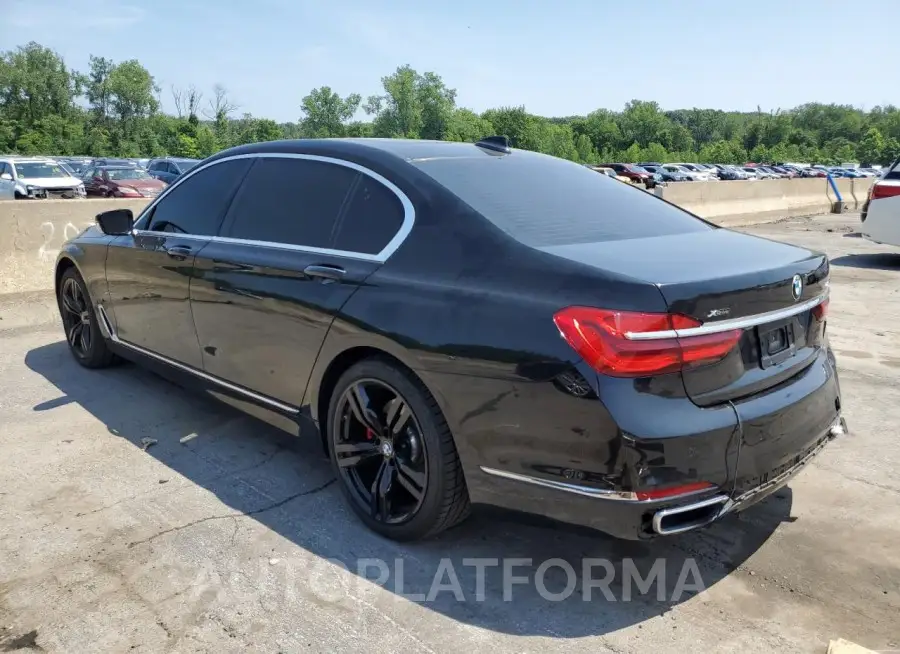 BMW 750 XI 2016 vin WBA7F2C55GG417452 from auto auction Copart