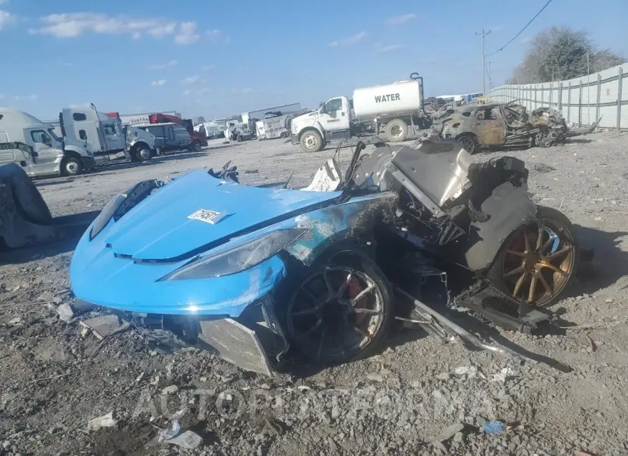 CHEVROLET CORVETTE S 2020 vin 1G1Y62D46L5111243 from auto auction Copart