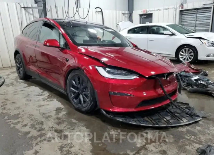 TESLA MODEL X 2023 vin 7SAXCBE53PF402454 from auto auction Copart