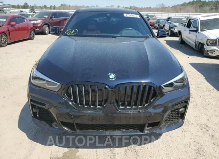 BMW X6 XDRIVE4 2022 vin 5UXCY6C01N9J92213 from auto auction Copart