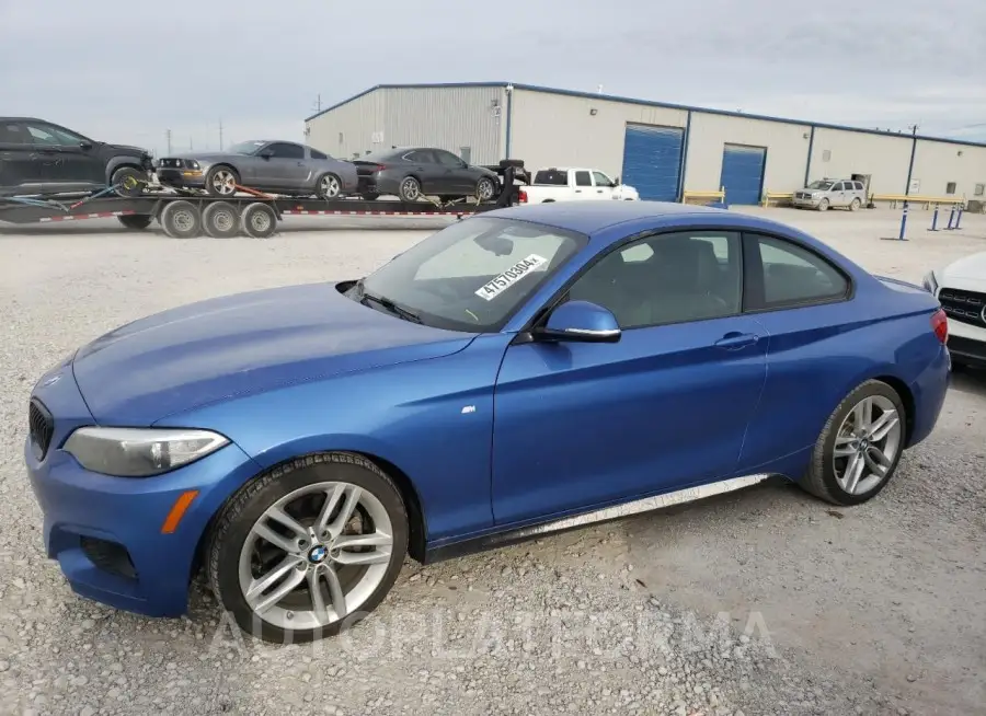 BMW 230I 2017 vin WBA2F9C37H7A40385 from auto auction Copart