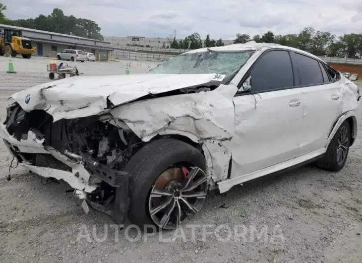 BMW X6 XDRIVE4 2022 vin 5UXCY6C06N9K42667 from auto auction Copart