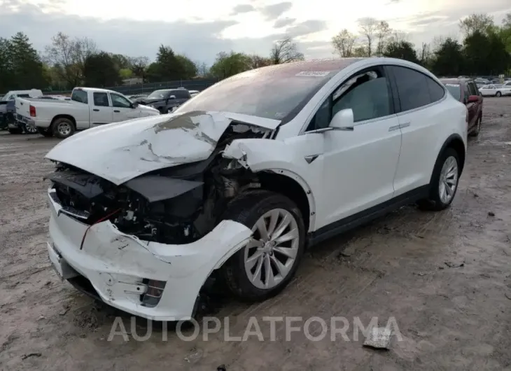 TESLA MODEL X 2018 vin 5YJXCBE2XJF087551 from auto auction Copart