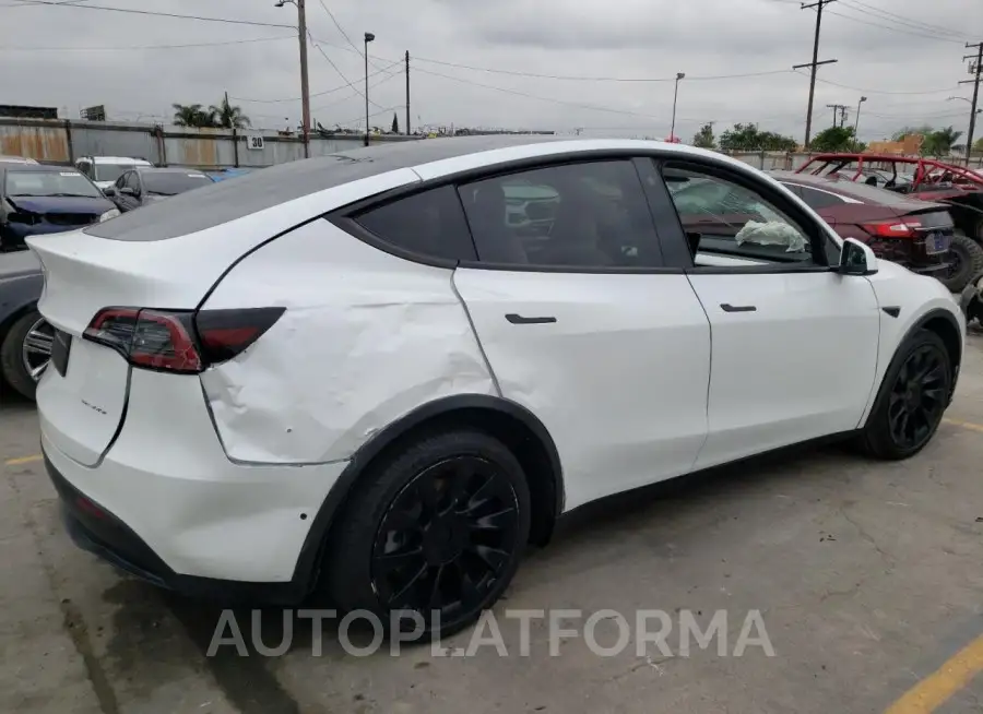 TESLA MODEL Y 2022 vin 7SAYGDEE1NF554234 from auto auction Copart