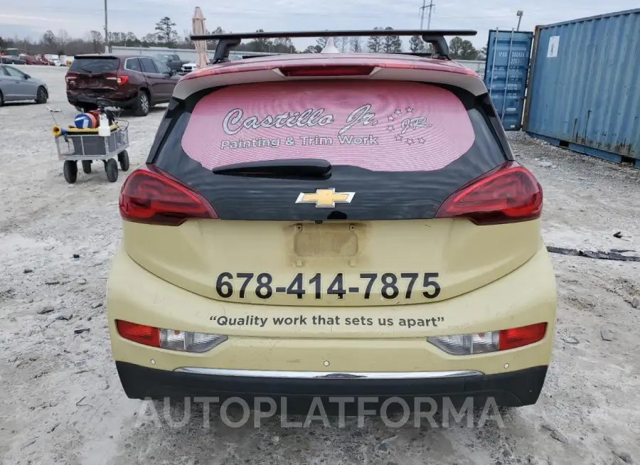 CHEVROLET BOLT EV LT 2018 vin 1G1FW6S08J4118020 from auto auction Copart