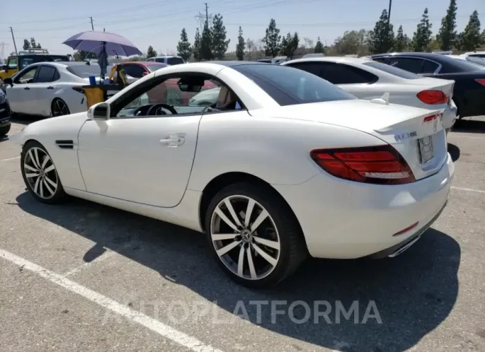 MERCEDES-BENZ SLC 300 2017 vin WDDPK3JA5HF139427 from auto auction Copart