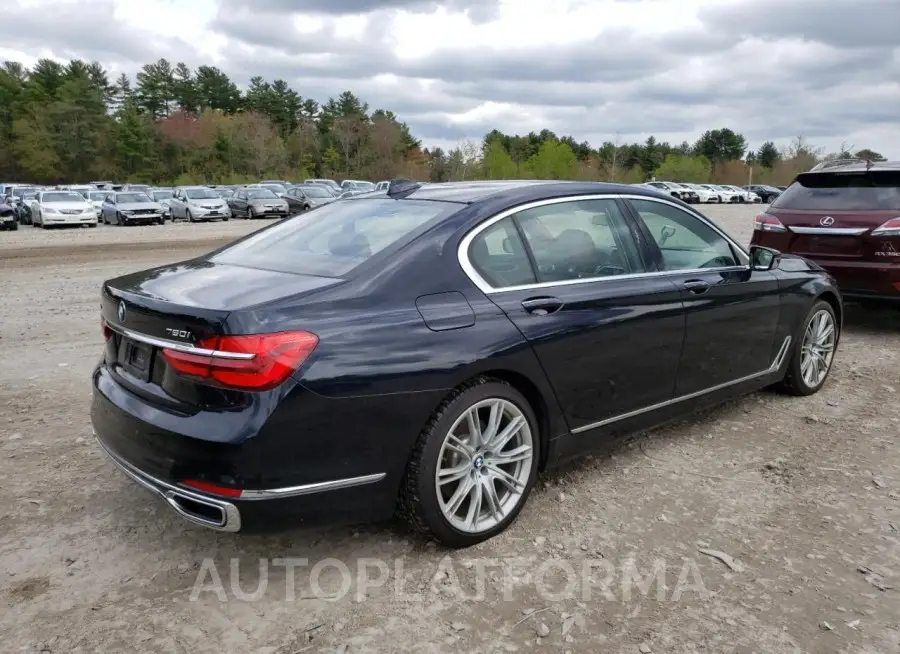 BMW 750 XI 2016 vin WBA7F2C54GG419550 from auto auction Copart