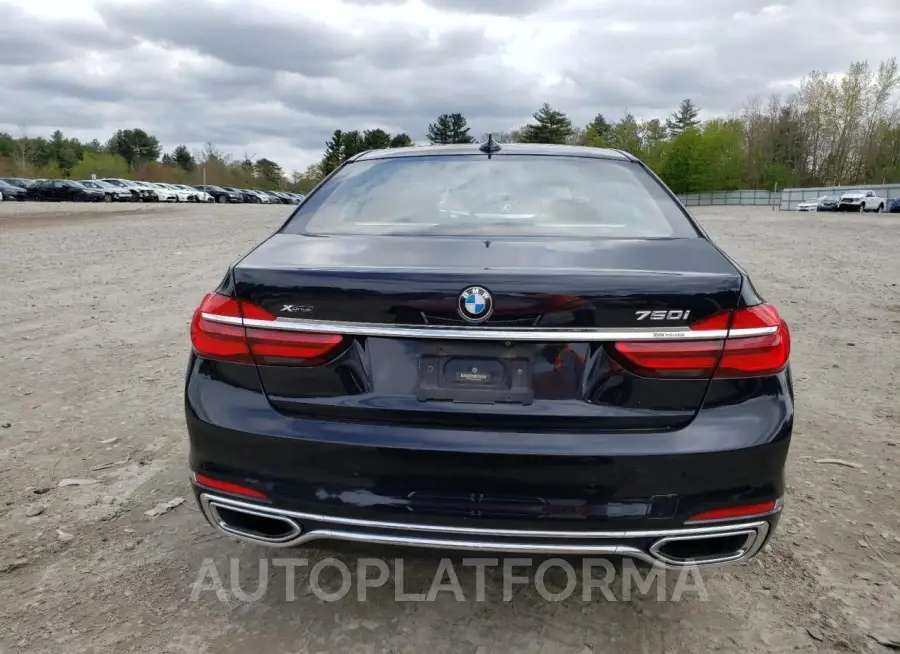 BMW 750 XI 2016 vin WBA7F2C54GG419550 from auto auction Copart